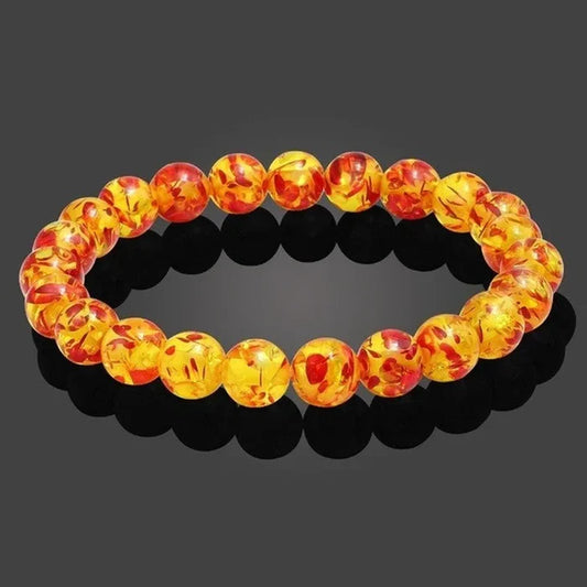 Armband i bärnsten för män